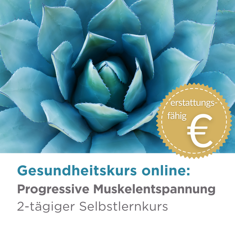 Gesundheitskurs online: Progressive Muskelentspannung Online-Seminar