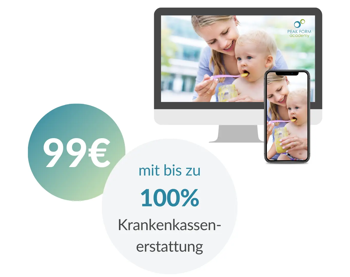 Der Beikost-Kurs lässt sich auf allen Endgeräten nutzen: als App oder im Browser