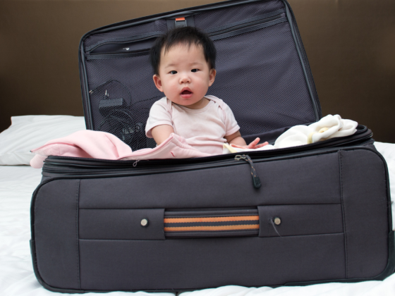 Reisen mit Babys ist eine Herausforderung
